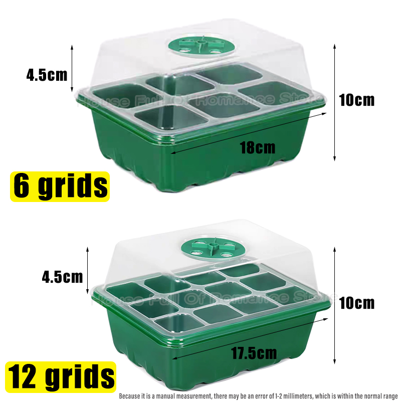 6/12 Grids Growing Starting Nu - đánh giá và giá Dome Propagation Kit