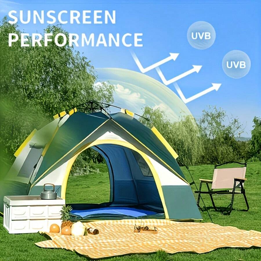 Automatic Pop-Up Camping Tent  - đánh giá và giá Grow Tent 4X4