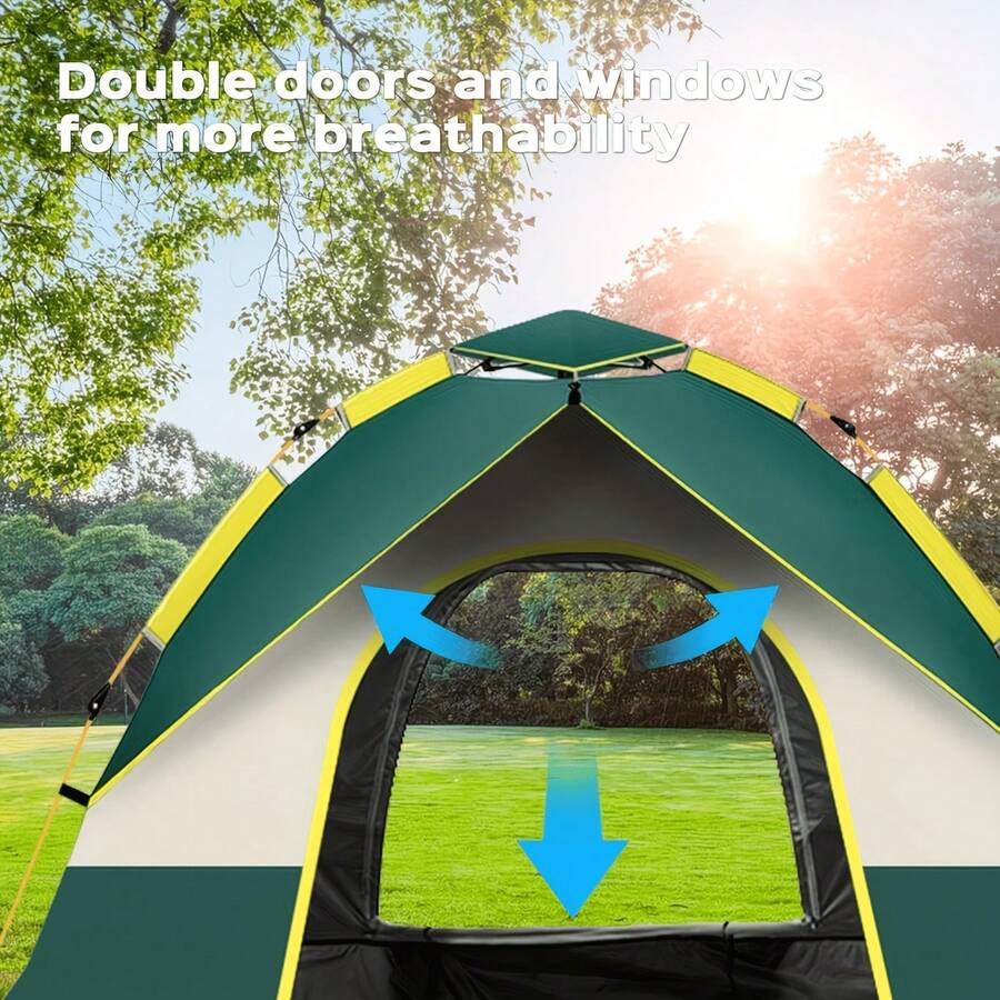 Automatic Pop-Up Camping Tent  - đánh giá và giá Grow Tent 4X4