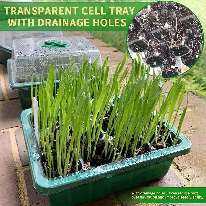 3pcs Seed Starter Tray Mini Gr - đánh giá và giá Dome Propagation Kit