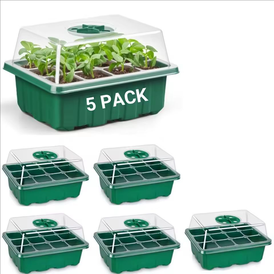 10pcs/5pcs Seedling Trays Seed - đánh giá và giá Dome Propagation Kit