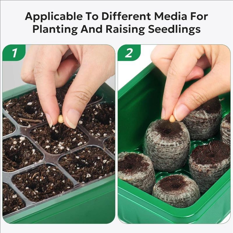 10pcs/5pcs Seedling Trays Seed - đánh giá và giá Dome Propagation Kit