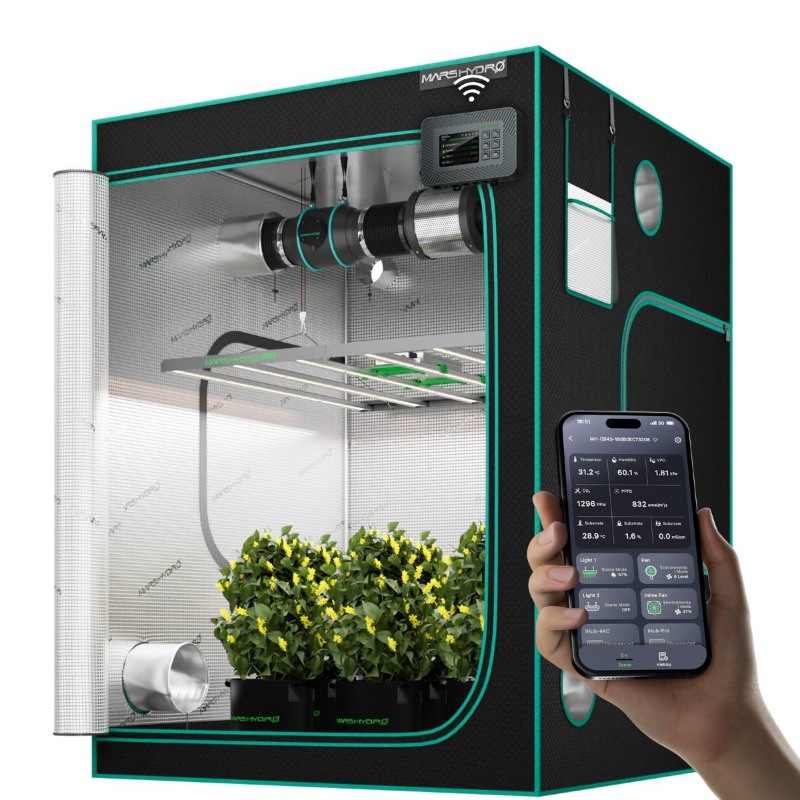 480W 4x4ft 120x120cm FC4800 EV - đánh giá và giá Grow Tent 4X4
