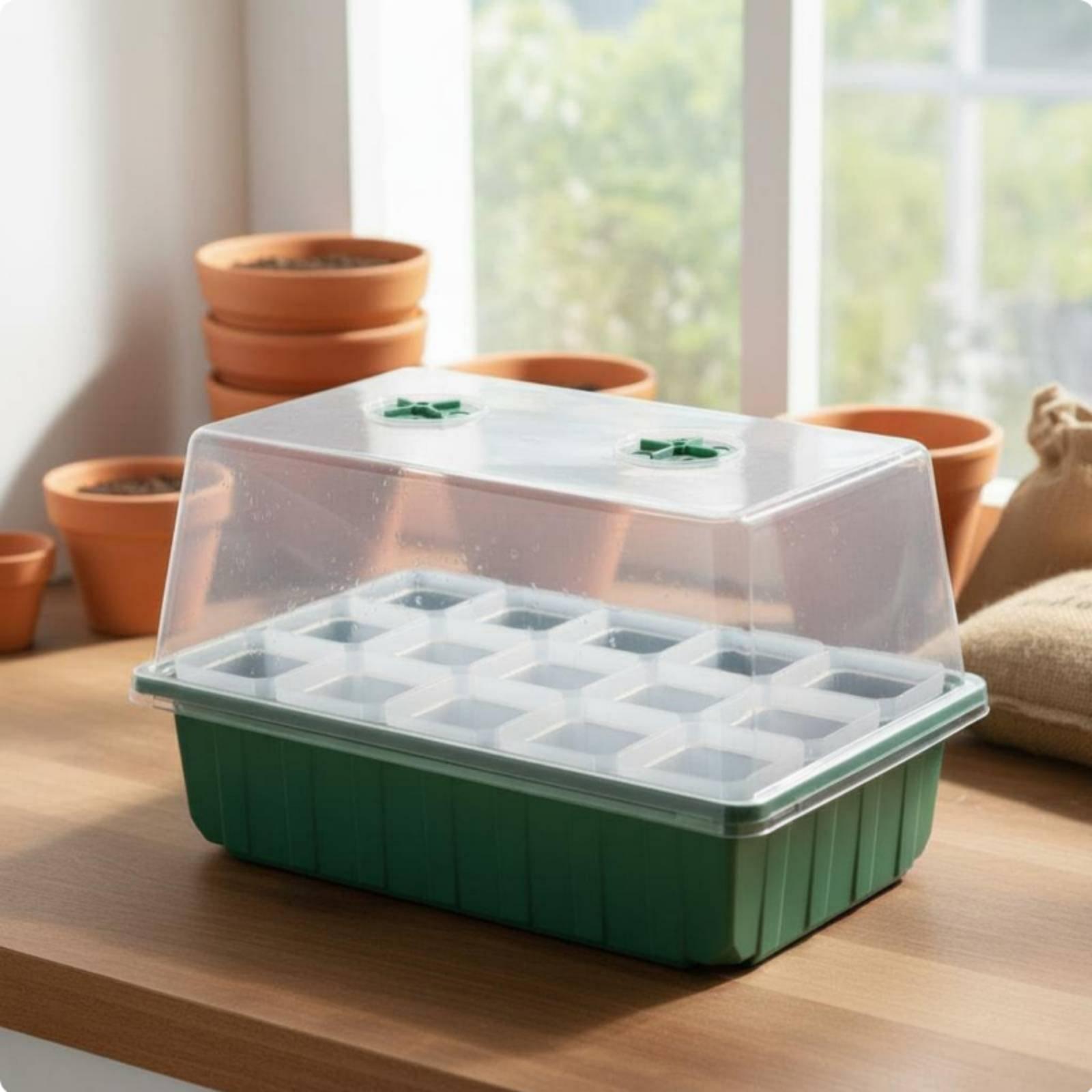 Mini Greenhouse Propagator Box - đánh giá và giá Dome Propagation Kit