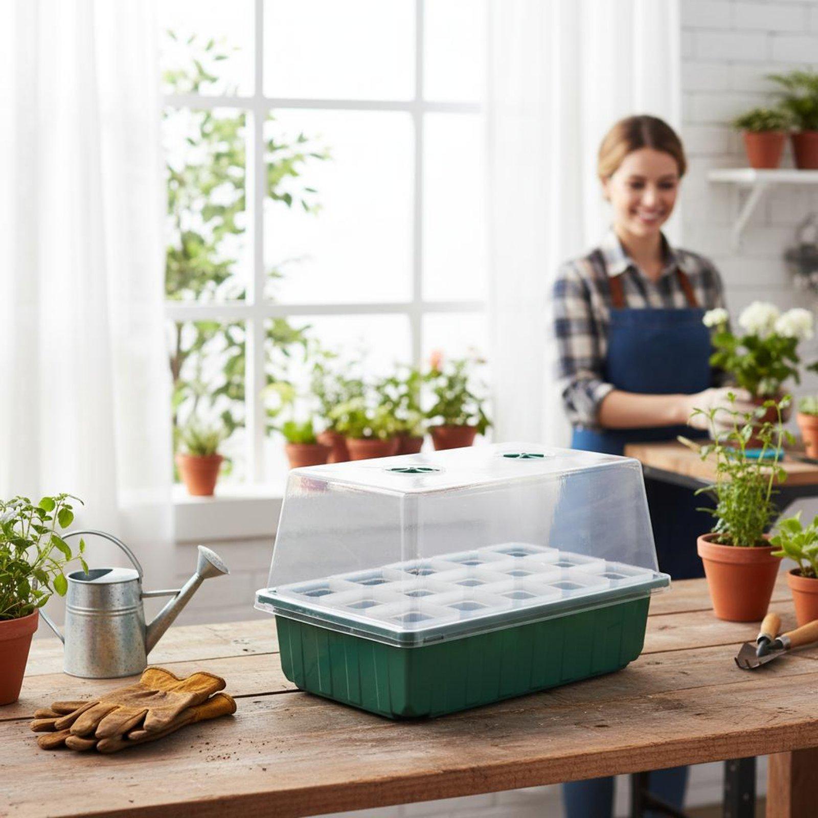 Mini Greenhouse Propagator Box - đánh giá và giá Dome Propagation Kit