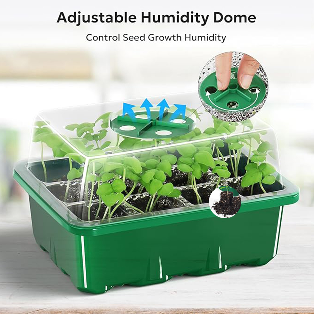 10pcs/set Seedling Trays Seed  - đánh giá và giá Dome Propagation Kit